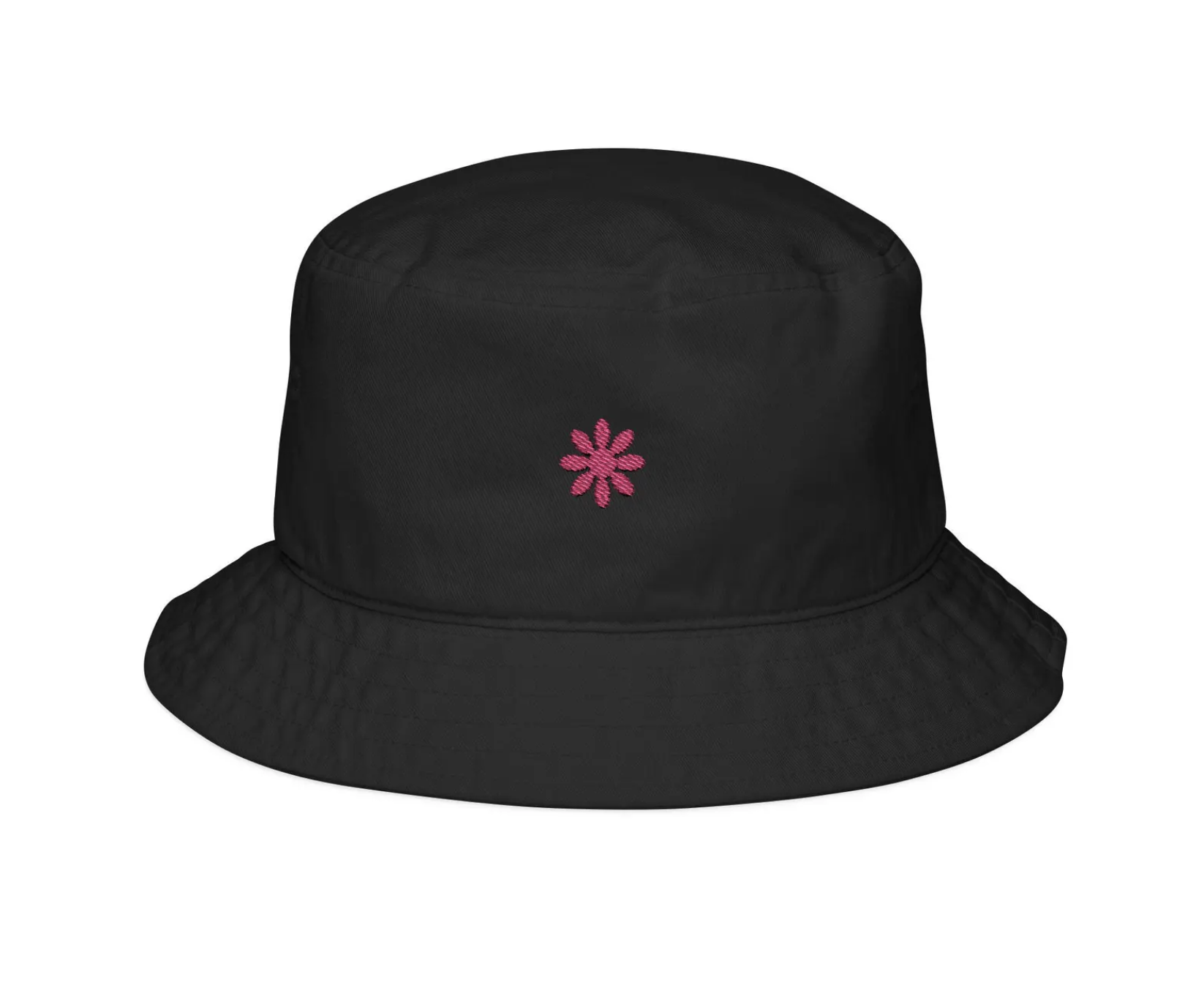 Floral Square Patch Bucket Hat